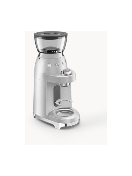 Elektrische Kaffeemühle Mini Pro, Gehäuse: Edelstahl, lackiert, Deckel: Kunststoff, BPA-frei, Silberfarben, B 15 x H 35 cm