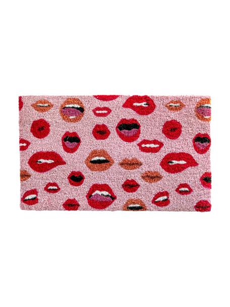Paillasson Lips, Tons rouges, 45 x 75 cm