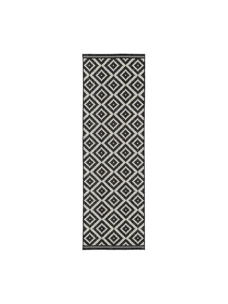 Behúň do interiéru/exteriéru Miami, 70 % polypropylén, 30 % polyester
Materiál použitý v tomto produkte bol testovaný na škodlivé látky a certifikovaný podľa STANDARD 100 od OEKO-TEX®, 13.HTR.20785, Hohenstein HTTI, Čierna, biela, Š 80 x D 250 cm