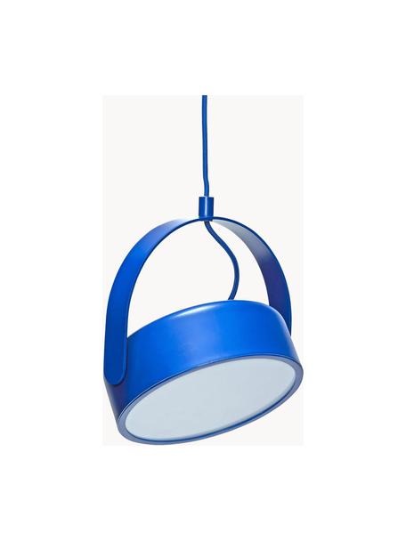 Malé závesné LED svietidlo Stage, Modrá, Š 22 x V 27 cm