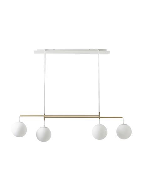 Lampa wisząca Flux, Biały, odcienie złotego, S 127 x W 150 cm