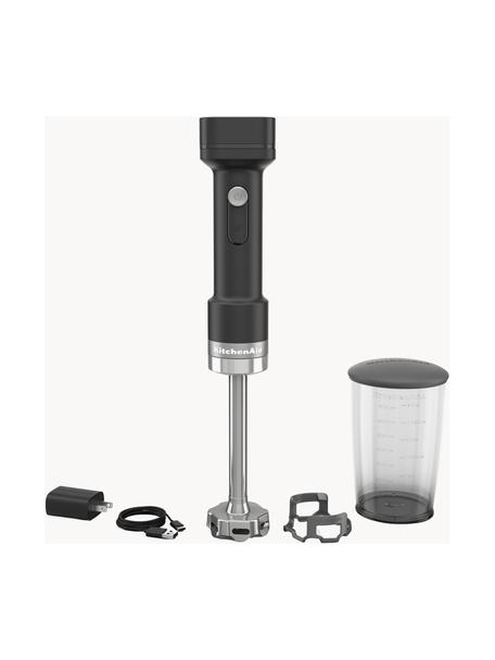 Kabelloser Stabmixer Go Cordless, Gehäuse: Kunststoff, Schwarz, matt, Set mit verschiedenen Größen