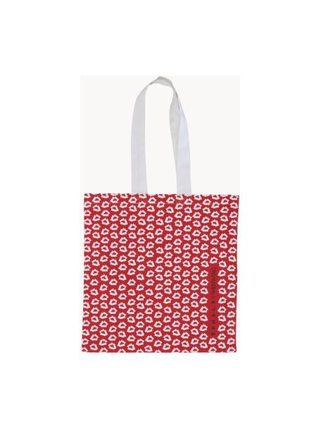 Torba Alexis, 100% bawełna organiczna, Czerwony, biały, S 42 x D 44 cm
