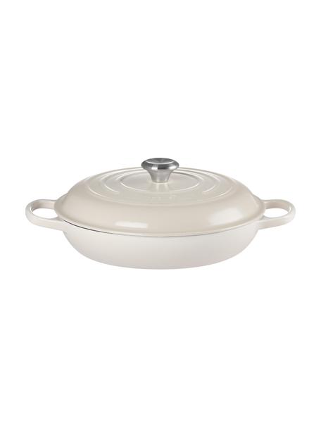 Gourmet professionele pot Signature Collection uit gietijzer, Geëmailleerd gietijzer, Wittinten, Ø 30 x H 12 cm