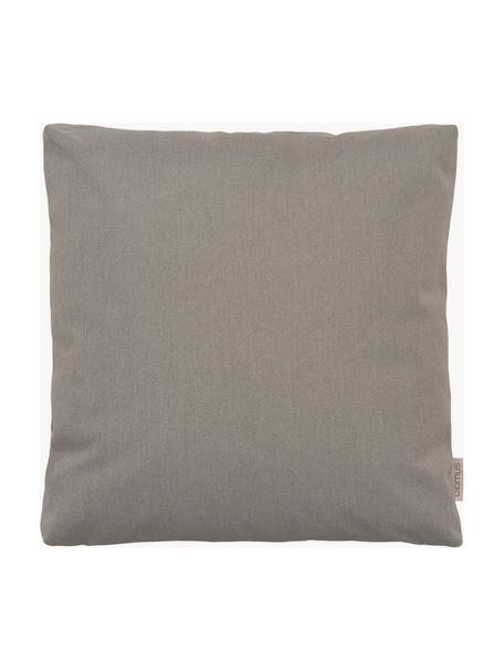 Cojín de exterior Stay, Funda: 100% poliéster, resistent, Gris pardo, An 45 x L 45 cm