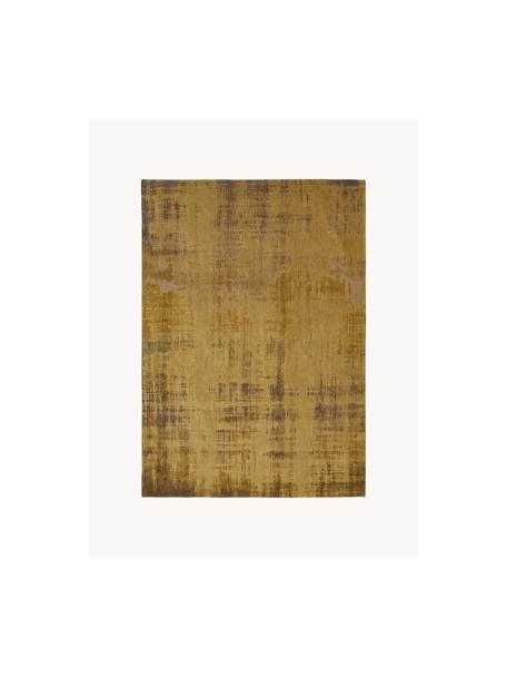 Tapis avec motif abstrait Rialto, 100 % polyester, Ocre, jaune moutarde, larg. 80 x long. 150 cm (taille XS)