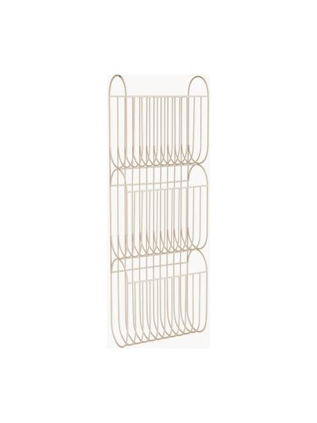 Stojan na časopisy Maggie, Železo, práškový náter, Lomená biela, Š 33 x H 99 cm