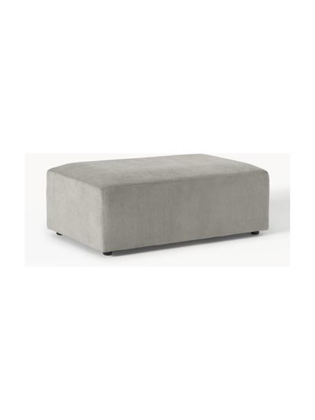 XL taburetka z menčestru Melva, Menčestrová sivá, Š 116 x H 72 cm