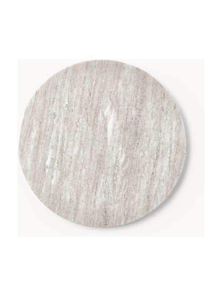 Deko-Servierplatte Como aus Marmor, Marmor, Beige, marmoriert, Ø 35 cm