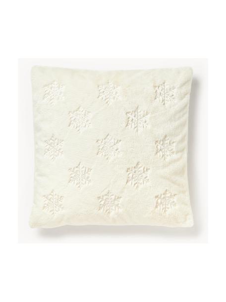 Housse de coussin 50x50 moelleuse avec motif hivernal Nari, 100 % polyester, certifié GRS

Le matériau est certifié STANDARD 100 OEKO-TEX®, SH025 134875 , TESTEX, Blanc cassé avec motif de flocons de neige, larg. 50 x long. 50 cm