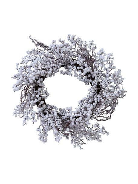 Ghirlanda di Natale Biala, Legno di betulla, Bianco, marrone, Ø 50 x Alt. 10 cm