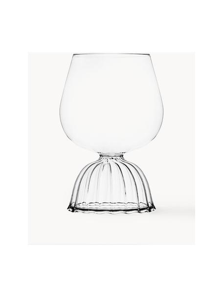 Copas de vino tinto artesanales Tutu, 2 uds., Vidrio de borosilicato 

¡Descubre la versatilidad del vidrio de borosilicato para tu hogar! El vidrio de borosilicato es un material de alta calidad, fiable y duradero. Se caracteriza por su excepcional resistencia al calor y, por lo tanto, es ideal para tomar té o café caliente. En comparación con el vidrio convencional, el vidrio de borosilicato es más resistente a roturas y grietas y, por lo tanto, es un compañero seguro en tu hogar., Transparente, Ø 8 x Al 17 cm, 600 ml