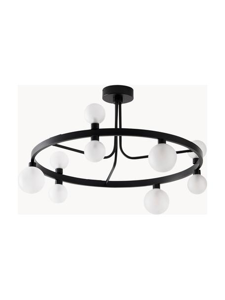 Lampa sufitowa Aglaia, Czarny, biały, Ø 86 x W 50 cm