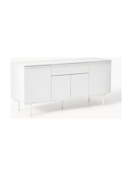 Aparador de madera Elona, Estructura: tablero de fibras de dens, Blanco, An 160 x Al 75 cm