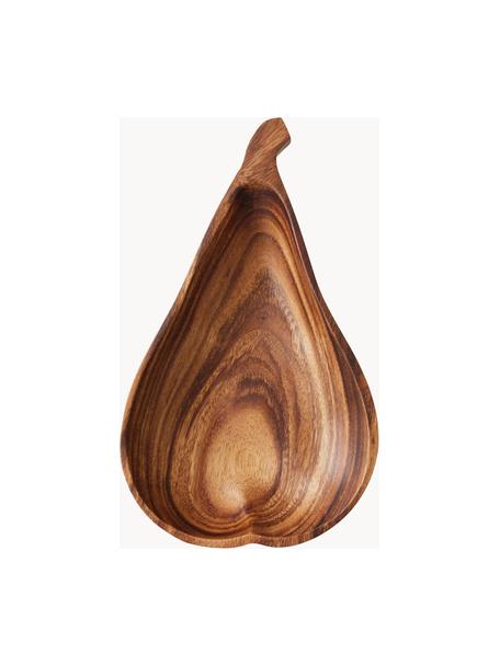 Handgemachte Schälchen Fruit aus Akazienholz, 2 Stück, Akazienholz, Dunkles Holz, B 20 x H 3 cm