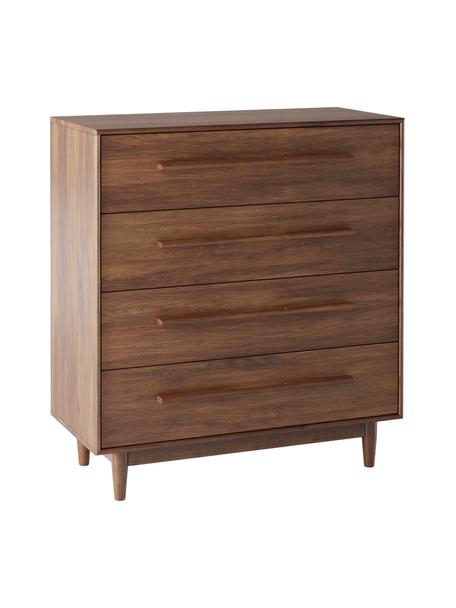 Komoda z drewna mangowego Paul, Brązowy, S 90 x W 100 cm