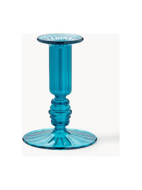 Kerzenhalter Ombre Flash, Glas, Türkis, Ø  10 x H 12 cm