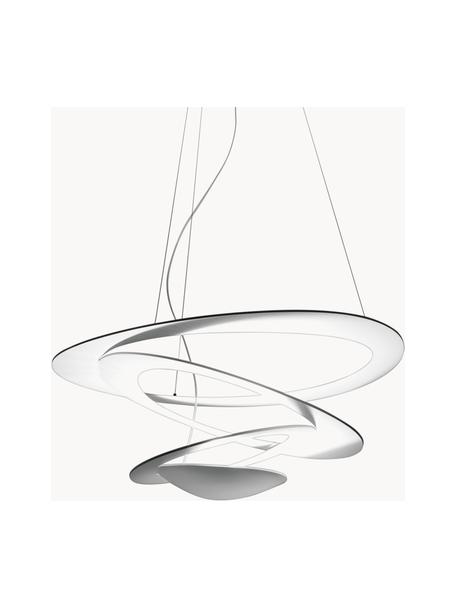 Hanglamp Pirce Mini, Gelakt aluminium, Wit, B 69 x H 23 cm