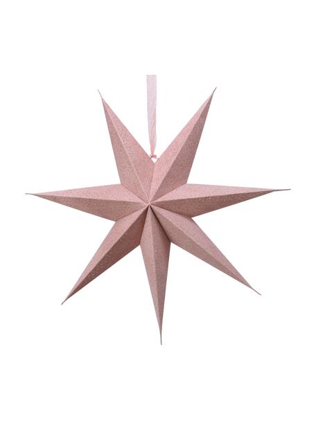 Estrellas luminosas grandes Amelia, 2 uds., Papel, Rosa, An 60 x Al 60 cm
