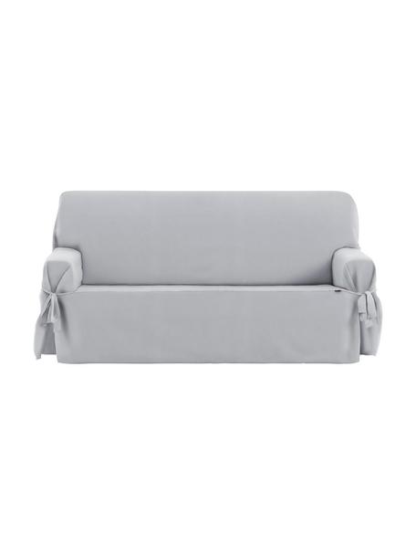 Housse de canapé Levante, 65 % coton, 35 % polyester, Gris, larg. 200 x haut. 110 cm