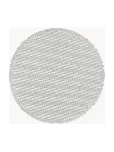 Okrągły dywan wewnętrzny/zewnętrzny Toronto, 100% polipropylen, Szary, Ø 150 cm (Rozmiar M)