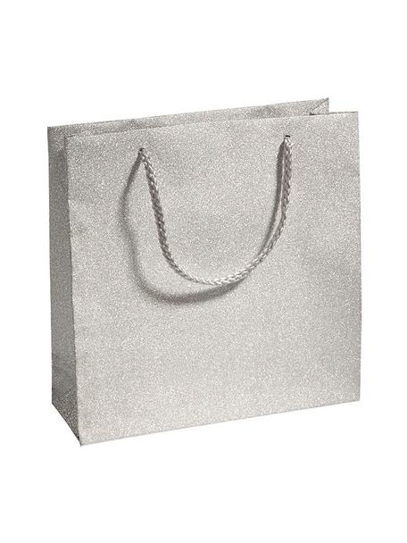 Dárková taška Sublime, 3 ks, Polypropylen, Stříbrná, Š 20 cm, V 20 cm