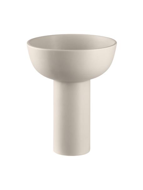 Jarrón Miyabi, Gres, Crema, Ø 17 x Al 21 cm