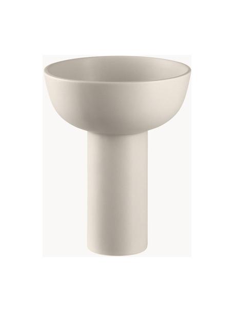 Jarrón Miyabi, Cerámica de gres, Crema, Ø 17 x Al 21 cm