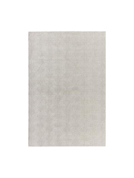 Žinylkový koberec Ceres, 52 % recyklovaná bavlna, certifikace GRS, 48 % polyester 

Tento produkt je vyroben minimálně z 50 % z recyklovaných materiálů, které jsou certifikovány podle Global Recycled Standard 1152669 (GRS)., Krémově bílá, tmavě šedá, Š 120 cm, D 180 cm (velikost S)