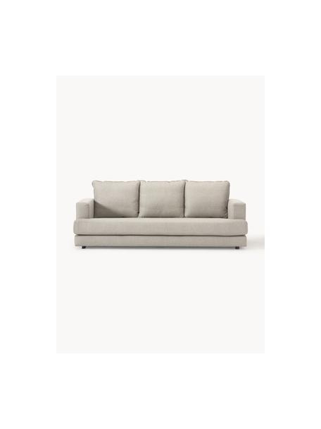 Sofa Tribeca (3-Sitzer), Bezug: 100 % Polyester Der hochw, Gestell: Massives Kiefernholz, Füße: Massives Buchenholz, lack, Webstoff Hellgrau, B 228 x T 104 cm