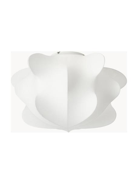 Lampa sufitowa o wyglądzie jedwabiu Arwa, Biały, Ø 52 x W 31 cm