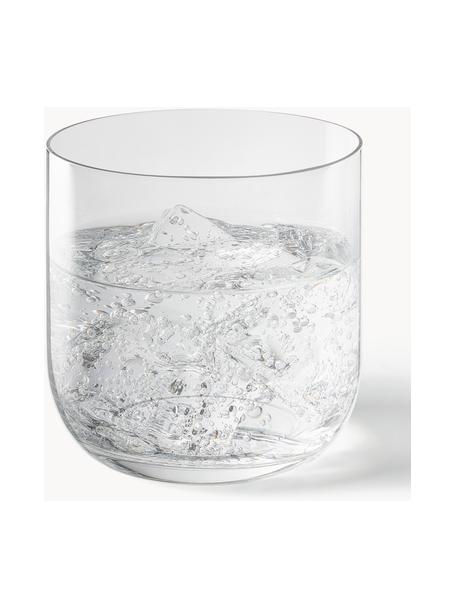 Waterglazen Eleia, 4 stuks, Glas, Transparant, Ø 7 x H 9 cm, 288 ml