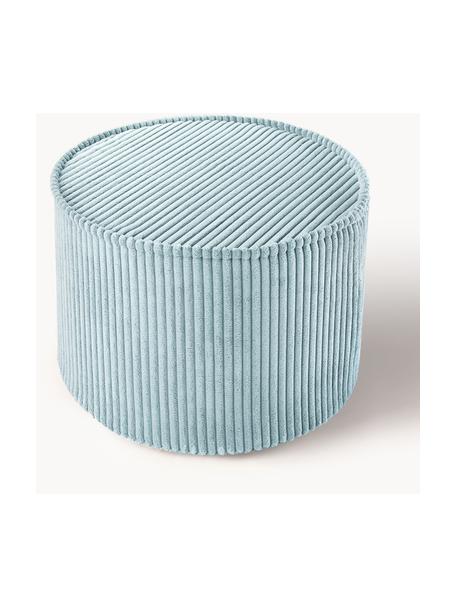 Kinder-Pouf Sugar aus Cord, Ø 40 cm, Bezug: Cord (100 % Polyester) au, Cord Hellblau, Ø 40 x H 25 cm