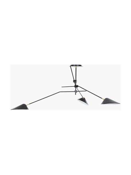 Lámpara de techo grande Neron, Negro, An 173 x F 170 cm