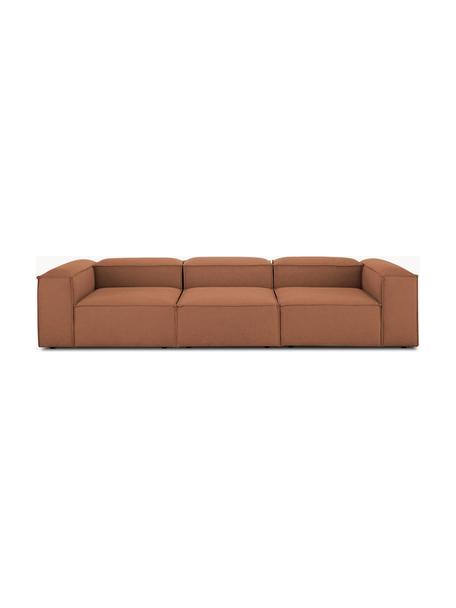 Sofá modular Lennon (4 plazas), Tapizado: 100% poliéster Alta resis, Estructura: madera contrachapada de p, Patas: plástico, Tejido turrón, An 327 x F 119 cm
