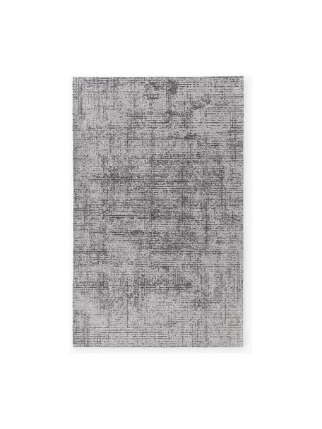 Teppich Yava, 70% Polyester, 30% Baumwolle (GRS-zertifiziert), Grau, Schwarz, B 120 x L 180 cm (Größe S)