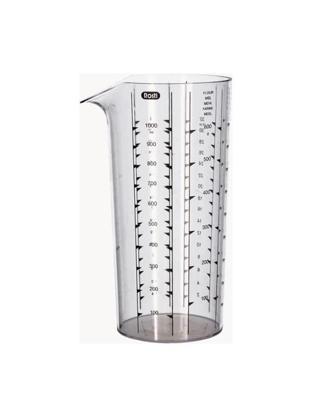 Verre mesureur Transparent, tailles variées, Plastique SAN, Transparent, Ø 10 x haut. 20 cm, 1 l