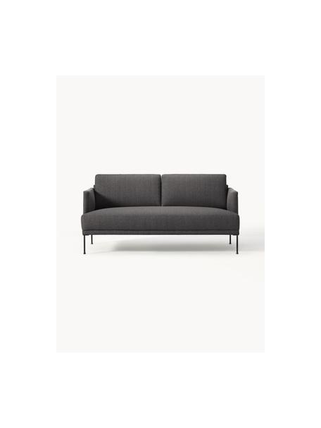 Sofa Fluente (2-Sitzer), Bezug: 100% Polyester Der hochwe, Gestell: Massives Kiefernholz, Webstoff Anthrazit, B 166 x T 85 cm