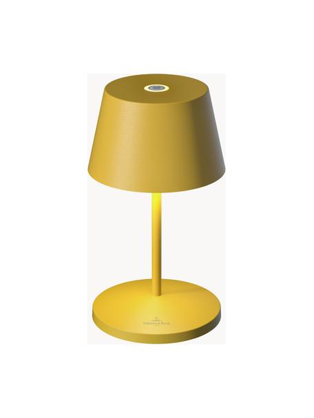 Prenosná LED lampa do exteriéru Seoul, Horčicová, matná, Ø 11 x V 20 cm