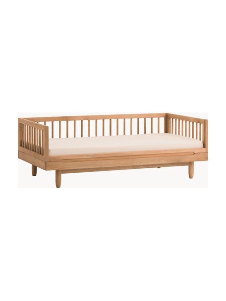 Kinderbed Pure van eikenhout, Eikenhout, Eikenhout, B 70 x L 140 cm