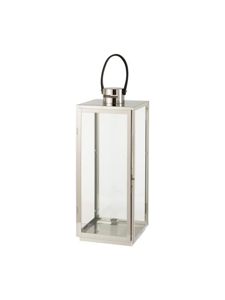 Lantaarn Trevas, Frame: gecoat metaal, Zilverkleurig, transparant, B 21 x H 53 cm
