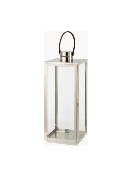 Lantaarn Trevas, Frame: gecoat metaal, Zilverkleurig, transparant, B 21 x H 53 cm