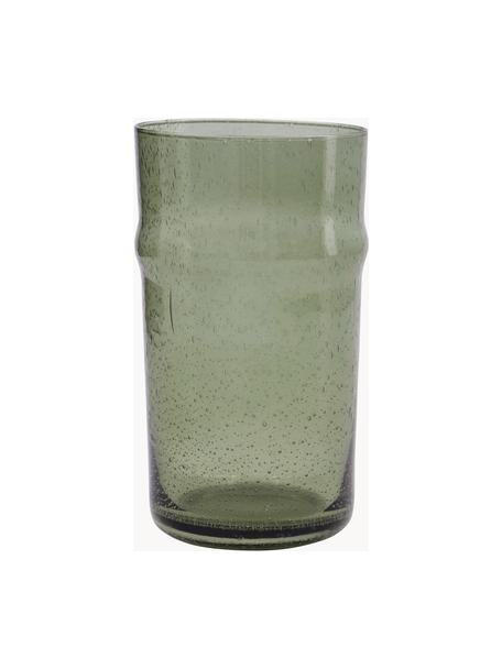 Szklanka Rain, 2 szt., Szkło, Szałwiowy zielony, półtransparentny, Ø 8 x W 14 cm, 470 ml