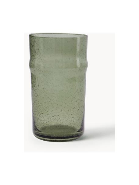 Szklanka Rain, 2 szt., Szkło, Szałwiowy zielony, półtransparentny, Ø 8 x W 14 cm, 470 ml