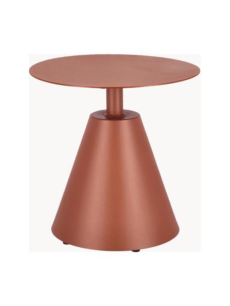 Table basse de jardin ronde Aloha, Aluminium, revêtement par poudre, Terracotta, Ø 50 cm