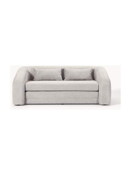 Schlafsofa Eliot (2-Sitzer), Bezug: 88 % Polyester, 12 % Nylo, Gestell: Spanplatte, Kiefernholz, , Füße: Kunststoff, Webstoff Hellgrau, B 180 x T 100 cm