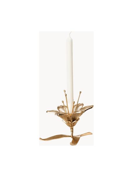 Candelabro in ottone Lilly, Ottone, Ottone, Larg. 20 x Alt. 15 cm