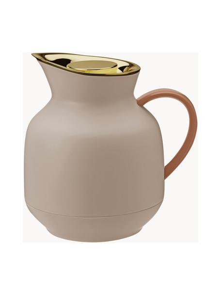 Isolierkanne Amphora, 1 L, Kanne: Kunststoff, Beige, Nougat, Goldfarben, 1 L