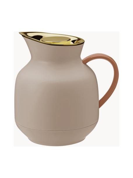 Pichet isotherme mat Amphora, Beige, nougat, doré, 1 L