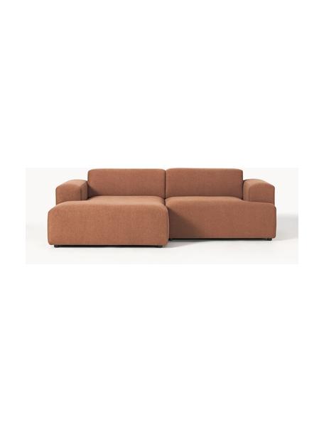 Sofá rinconera Melva (3 plazas), Tapizado: 100% poliéster Alta resis, Estructura: madera de pino y abeto ma, Patas: plástico., Tejido turrón, An 238 x F 143 cm, chaise longue izquierda
